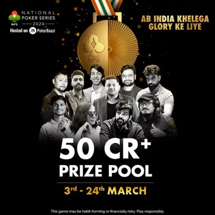 National Poker Series India announces its 2024 edition with INR 50 Crore prize pool
