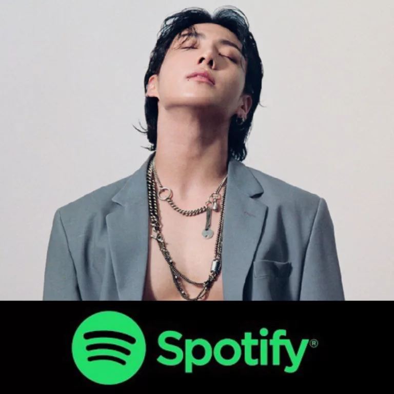 Jungkook’s Domination: ‘Seven’ Becomes 2nd Most-Streamed K-pop Sensation on Spotify!