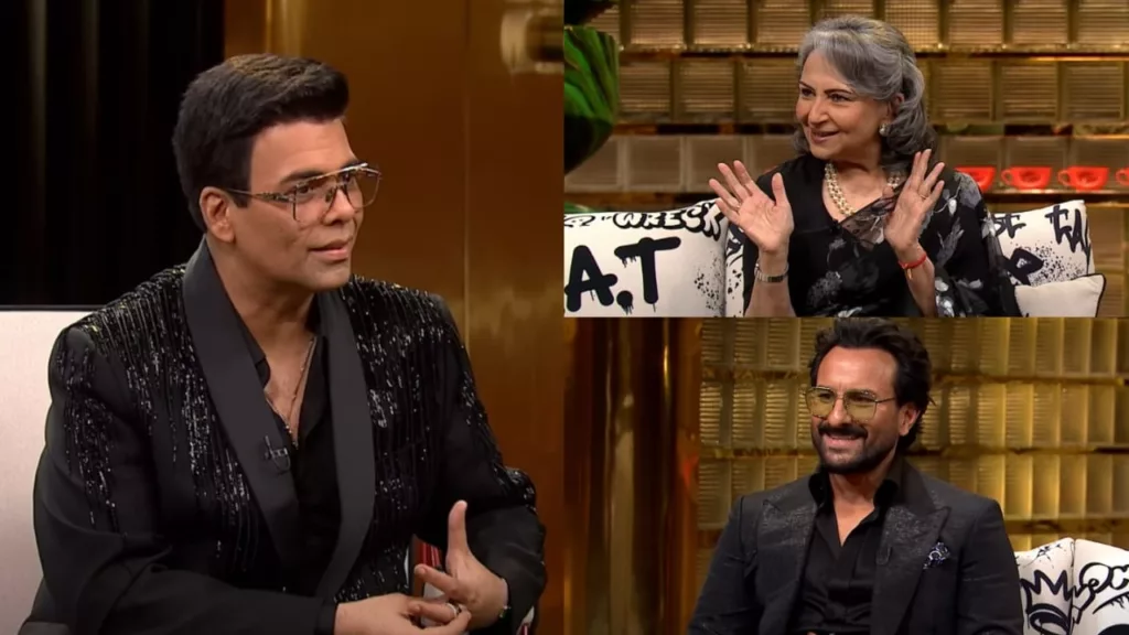 WhatsApp Image 2023 12 27 at 22.49.59 565a40f5 Sip, Sip, Hooray! Koffee With Karan Season 8 Presents Sharmila Tagore and Saif Ali Khan's Royal Tea Time Revelations