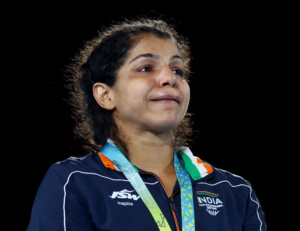 YKERVADDV5I25IEZIXXXWD6R3M Sakshi Malik Retires from Wrestling with a Heavy Heart