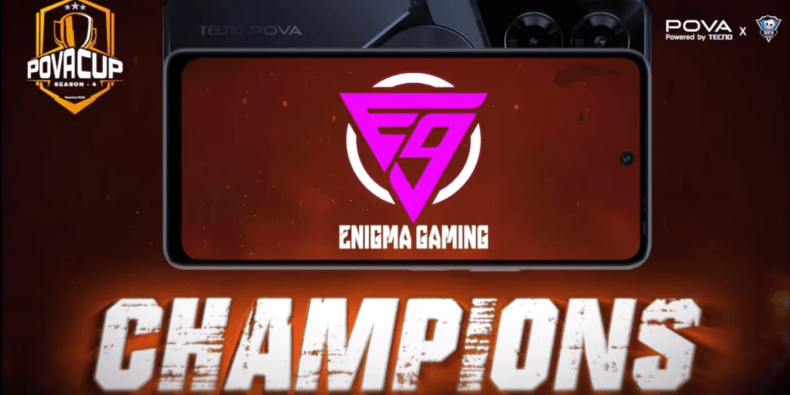 Enigma Gaming Wins Pova Cup Season 4 BGMI, Qualifies for Skyesports League