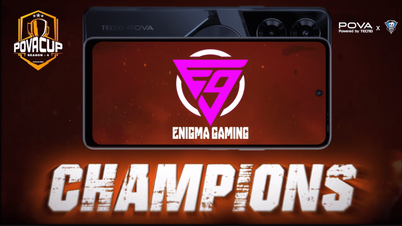 Enigma Gaming Wins Pova Cup Season 4 BGMI, Qualifies for Skyesports League
