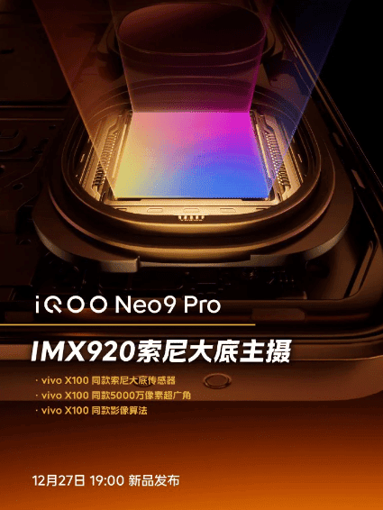 image 683 iQOO Neo 9 Pro Camera Specifications Revealed for Primary and Ultra-Wide Lenses