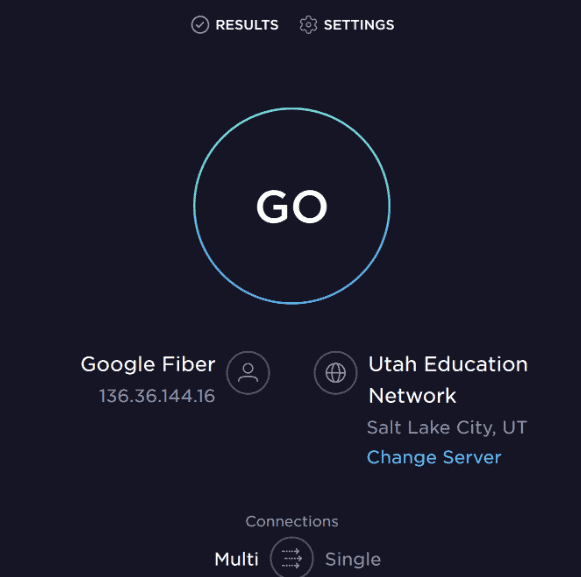 ইন্টারনেটের গতি পরীক্ষা করুন