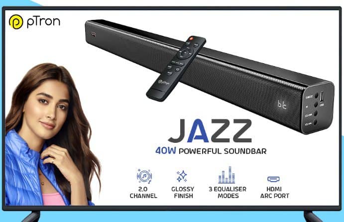 pTron Jazz Series soundbars speakers launched in India