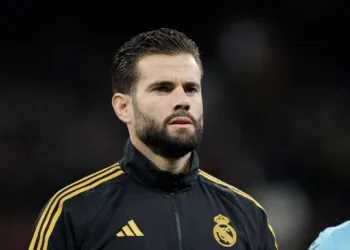 MADRID, SPAIN - NOVEMBER 8: Nacho Fernandez of Real Madrid  during the UEFA Champions League  match between Real Madrid v Sporting Braga at the Santiago Bernabeu Stadium on November 8, 2023 in Madrid Spain (Photo by David S. Bustamante/Soccrates/Getty Images)