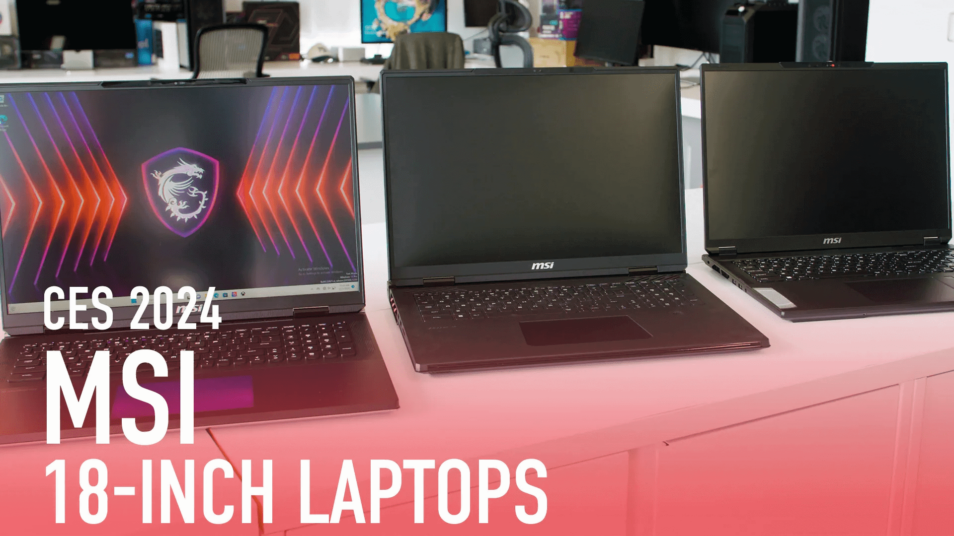 MSI AI-Ready 18-Inch Gaming Laptops Steal the Show at CES 2024: Introducing Titan, Raider, and Stealth Series