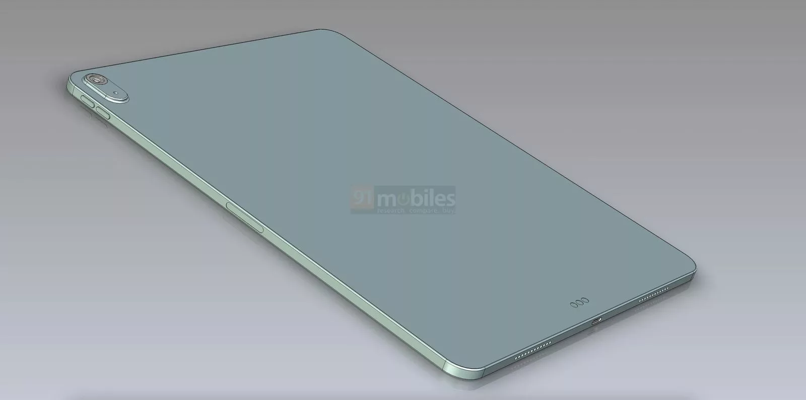 iPad Air 12.9-Inch: Redesigned Camera Unit in Leaked CAD Renders