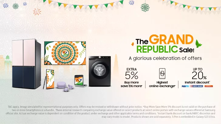 Samsung Announces its Grand Republic Day Sale