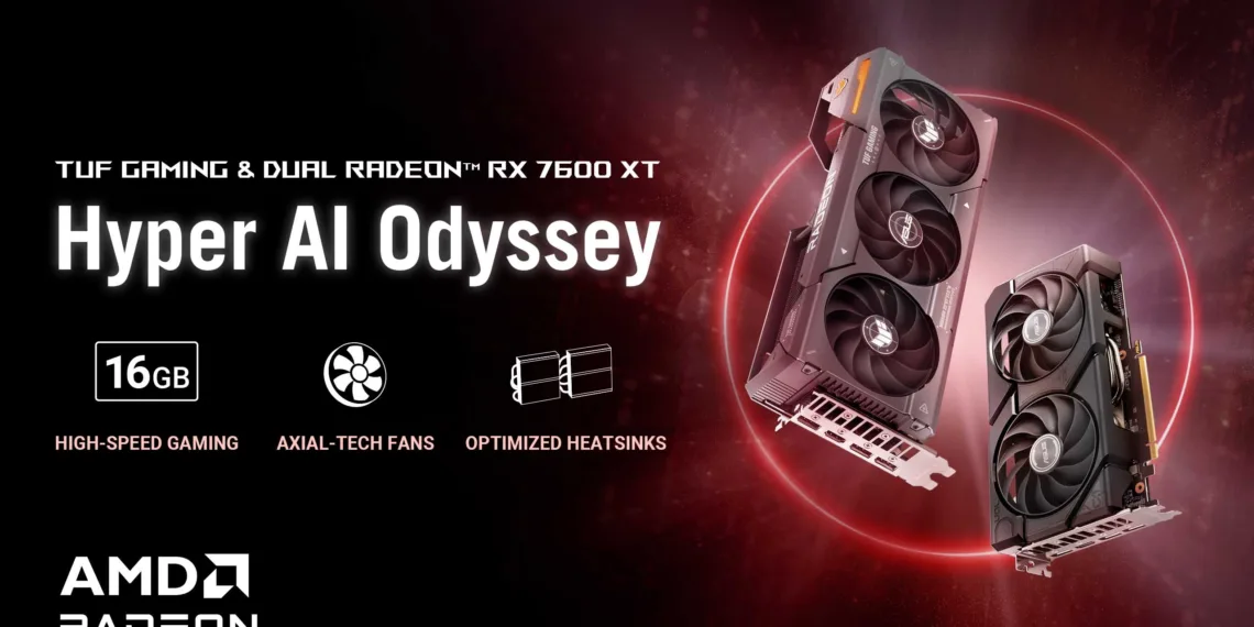 Announcing ASUS and TUF Gaming AMD Radeon RX 7600 XT Graphics Cards