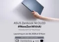 All-new Zenbook 14 OLED launching in India on January 24th