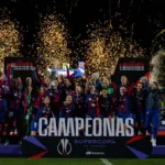 Barcelona Femeni win Spanish Super Cup in 7-0 rout against Levante