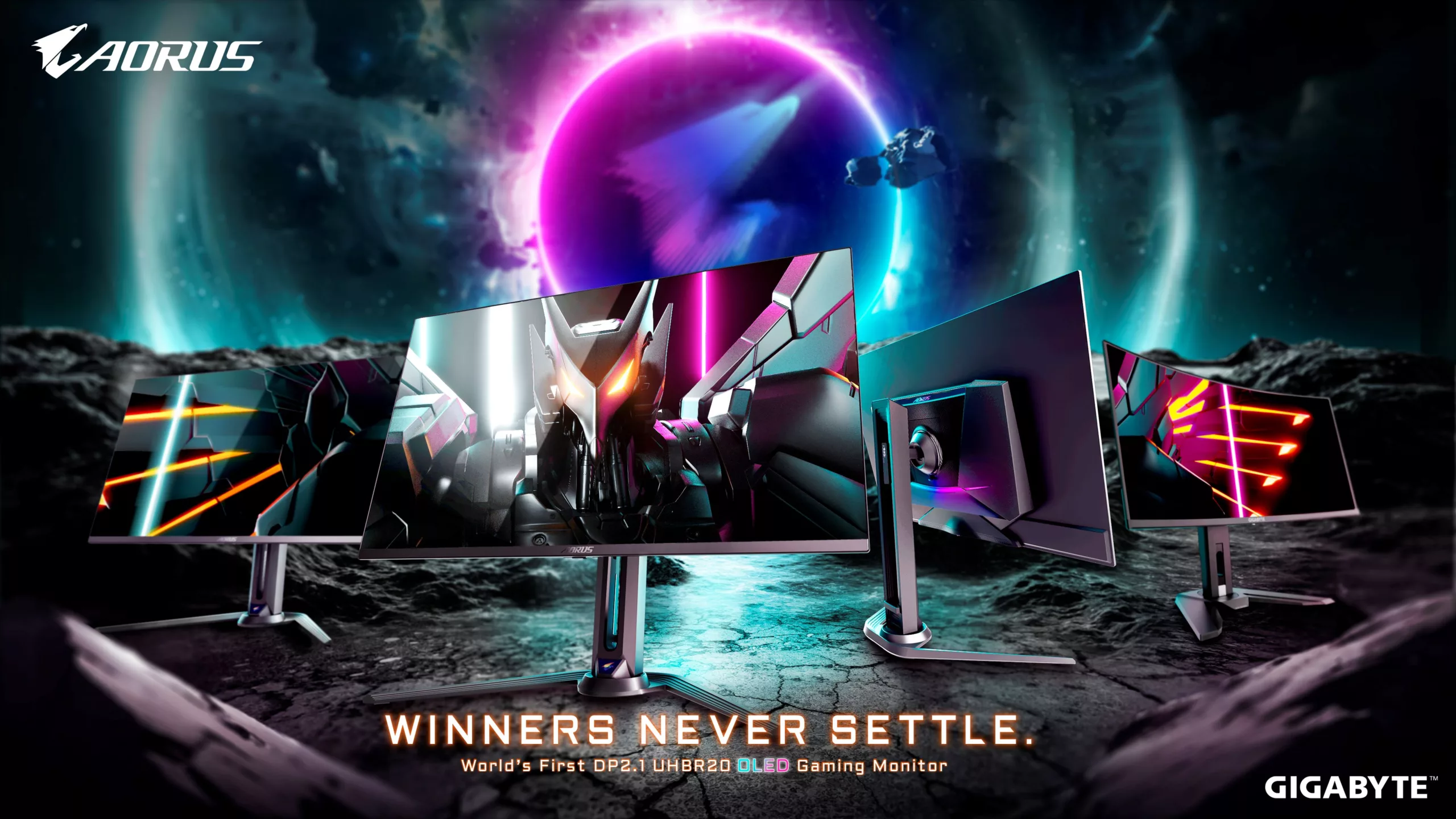 GIGABYTE Breaks New Ground with OLED Monitor Lineup at CES 2024