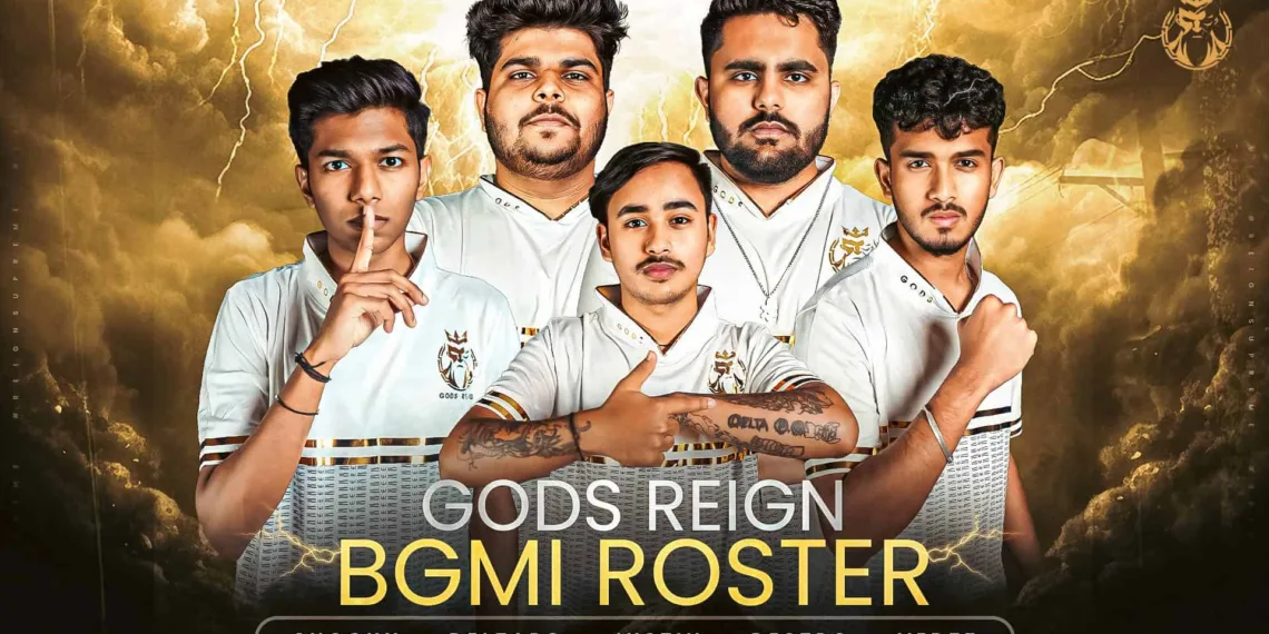 Gods Reign Levels Up: New BGMI Roster, Cutting-Edge Support, and Unstoppable Ambition