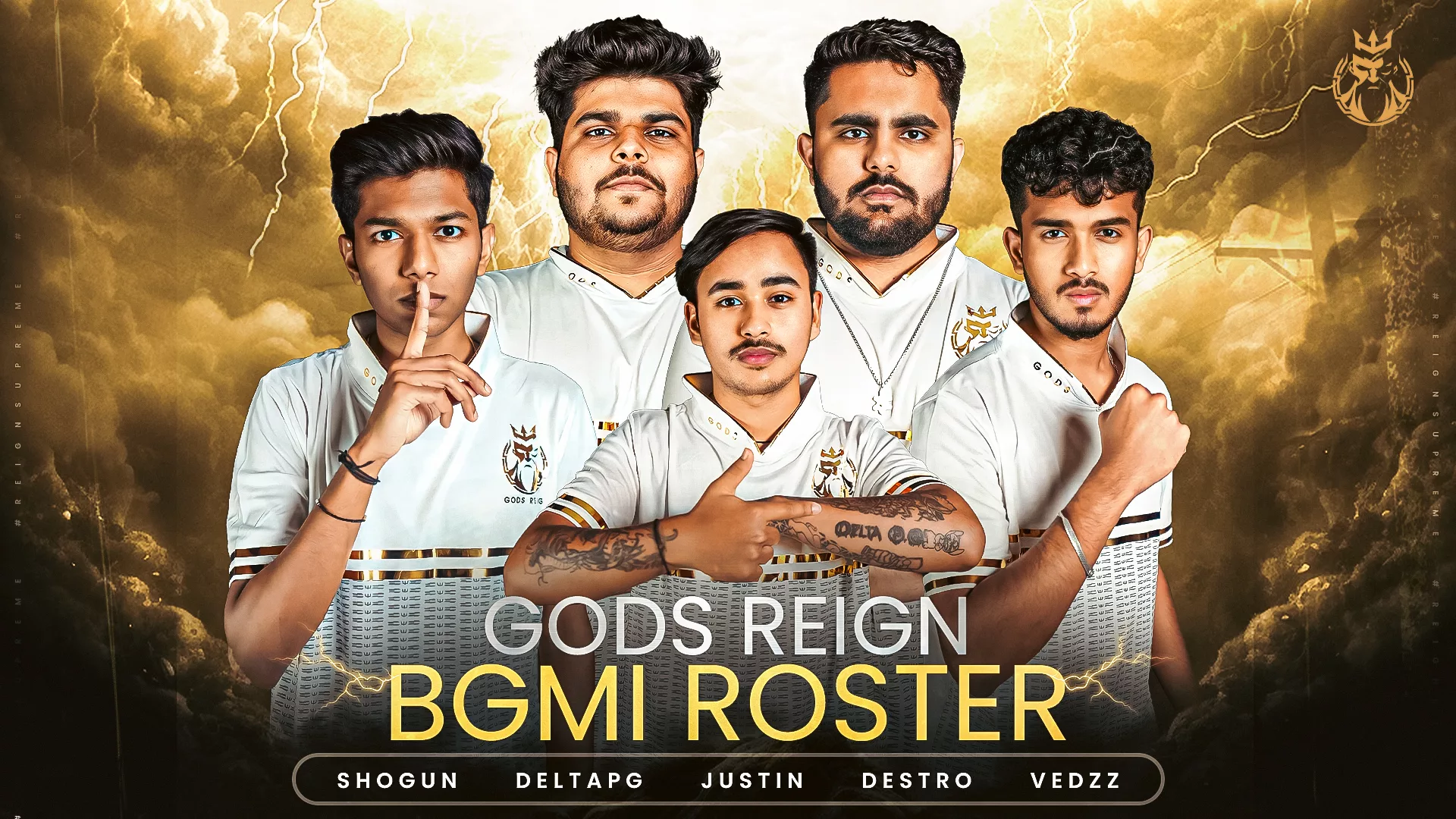 Gods Reign Levels Up: New BGMI Roster, Cutting-Edge Support, and Unstoppable Ambition
