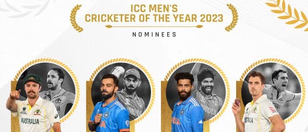 ICC Mens Cricketer of The Year 2023 Award Nominees Image Credits ICC Cricket ICC Awards 2023: All You Need to Know, Who Won Which Award, Full List of Awardees