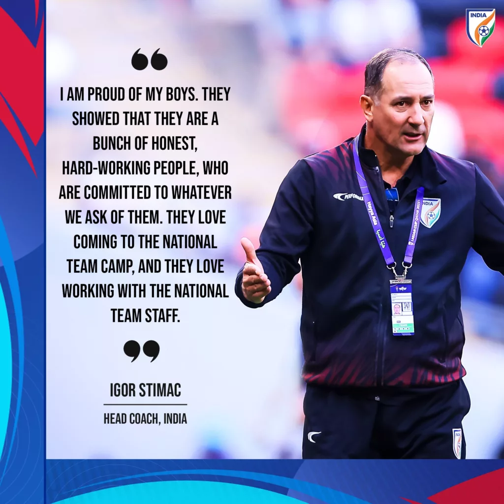 Indian Football Team Coach Igor Stimac Image Credits Twitter AFC Asian Cup 2023: India vs Australia - Tactical Analysis & Positives for India to look at