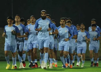 Indian Football Team in Training for AFC Asian Cup 2023, Image Credits - Twitter