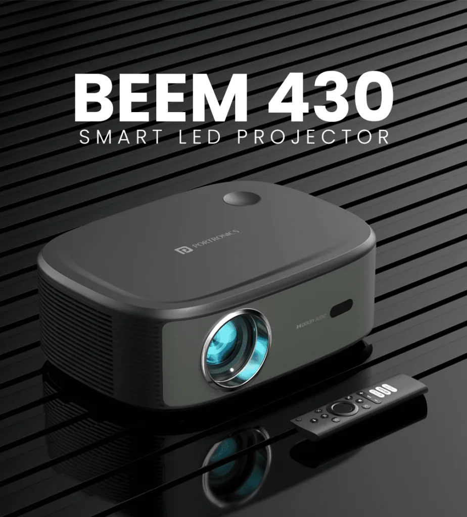 Portronics Beem 430 Smart LED Projector brings theatre to your home