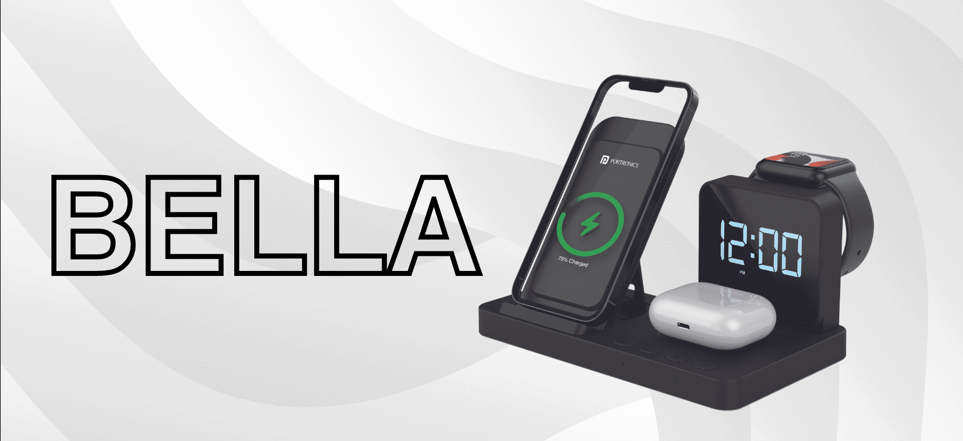 Say Hello to Portronics Bella, Your Ultimate 3-in-1 Wireless Charging Solution