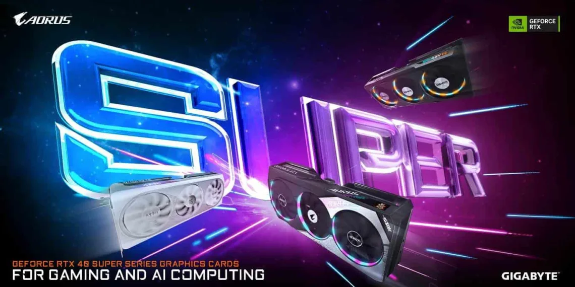 New GIGABYTE GeForce RTX 40 SUPER Series Graphics Cards Launched