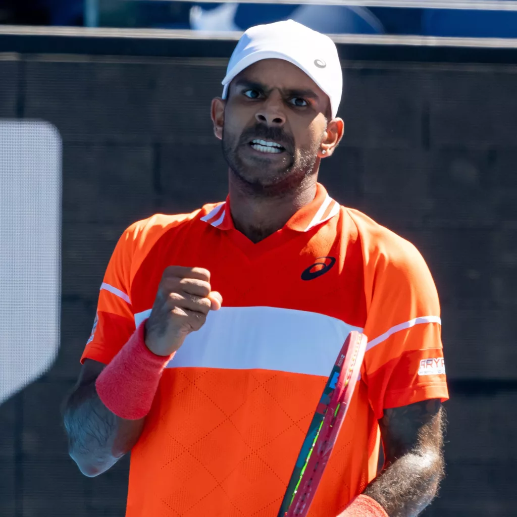 Sumit Nagal Image Credits Twitter Sumit Nagal makes History by winning against World No. 27 Alexander Bublik in the Australian Open