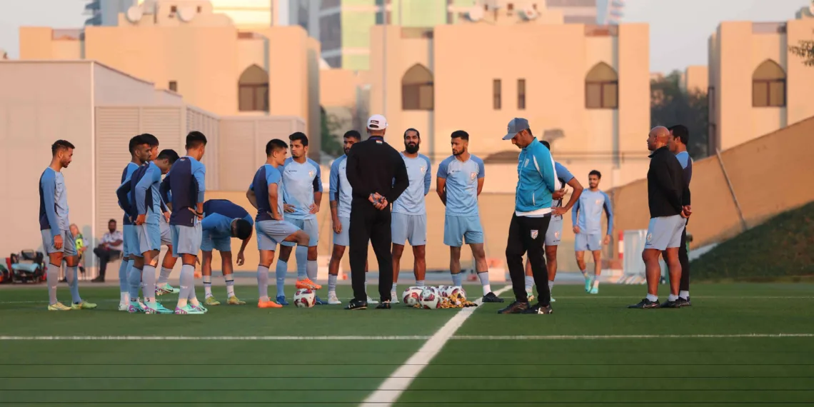 Team India in Practice ahead of their opening match against Australia, Image Credits - Twitter