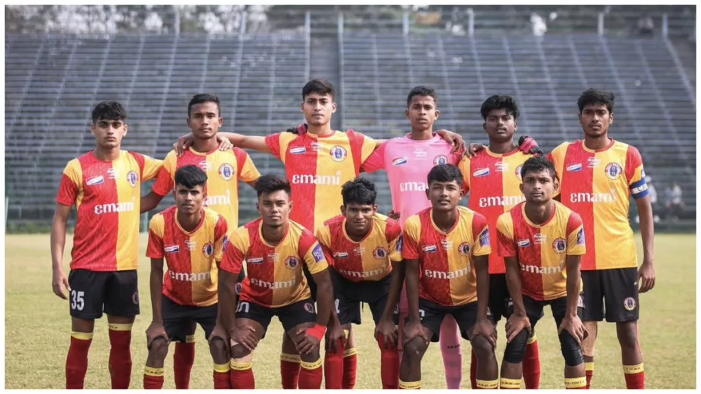 The implicated players may also face a four year suspension Image Credits Twitter East Bengal Faces Point Deduction and Fines in AIFF U-17 Youth League for Age-Fudging