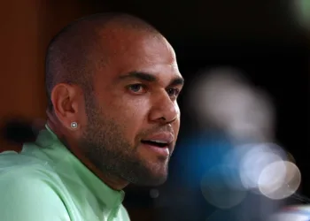 FILE PHOTO: Soccer Football - FIFA World Cup Qatar 2022 - Brazil Press Conference - Main Media Center, Doha, Qatar - December 1, 2022  Brazil's Dani Alves during the press conference REUTERS/Pedro Nunes