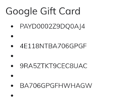 Free Redeem code gift card