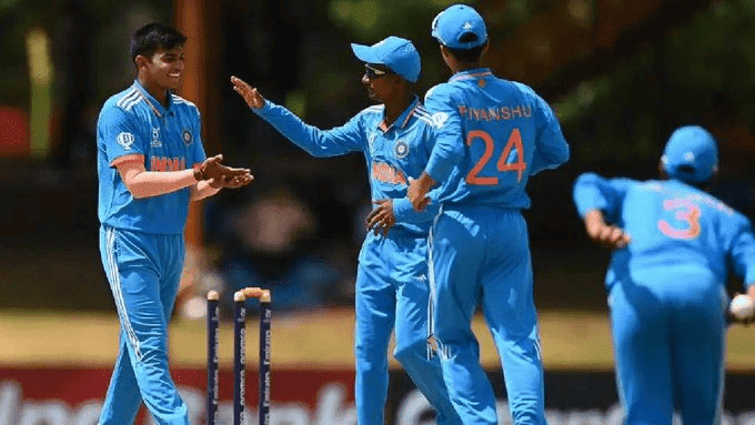 image 1085 IND vs NZ U19: Musheer Khan's Masterclass Propels India into U19 World Cup Semifinals