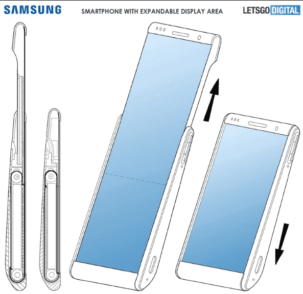 image 818 Samsung's Patent Unveils Square-Shaped Smartphone with Extensible Display