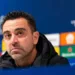 ANTWERPEN, BELGIUM - DECEMBER 13: Coach Xavi Hernandez of FC Barcelona during the press conference following the UEFA Champions League Group H match between Royal Antwerp FC and FC Barcelona at the Stadion Bosuil on December 13, 2023 in Antwerpen, Belgium. (Photo by Joris Verwijst/BSR Agency/Getty Images)