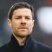 AUGSBURG, GERMANY - JANUARY 13: Xabi Alonso, Head Coach of Bayer Leverkusen, looks on prior to the Bundesliga match between FC Augsburg and Bayer 04 Leverkusen at WWK-Arena on January 13, 2024 in Augsburg, Germany. (Photo by Sebastian Widmann/Getty Images)