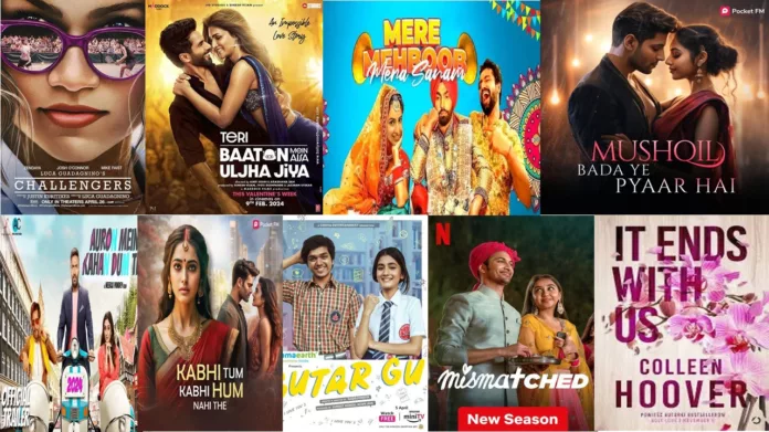 love listicle 2024 Romantic Films and Series in 2024