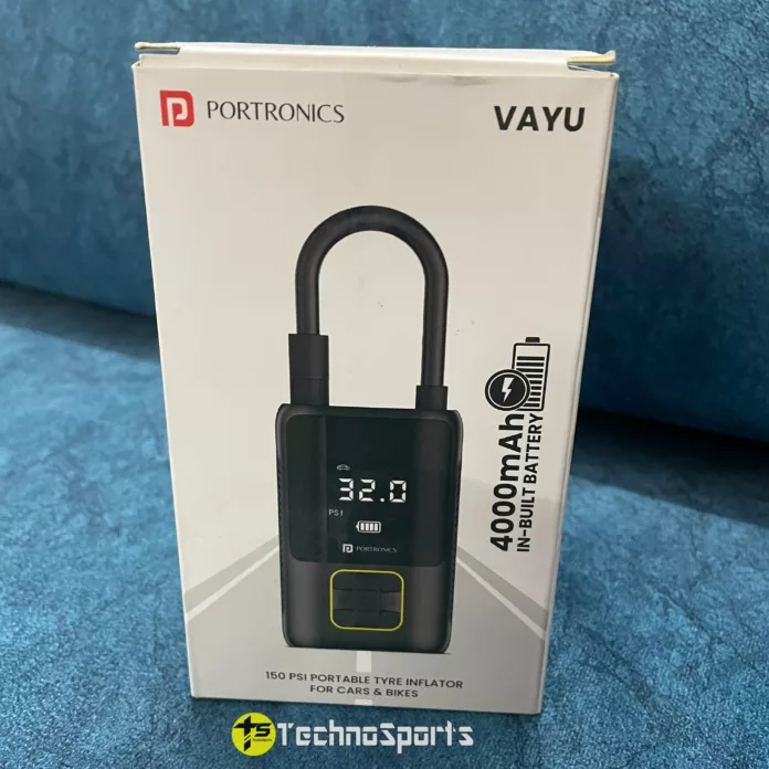 portronics vayu1 Portronics Vayu Review: A must-have Portable Tyre Inflator in your Car accessories kit!