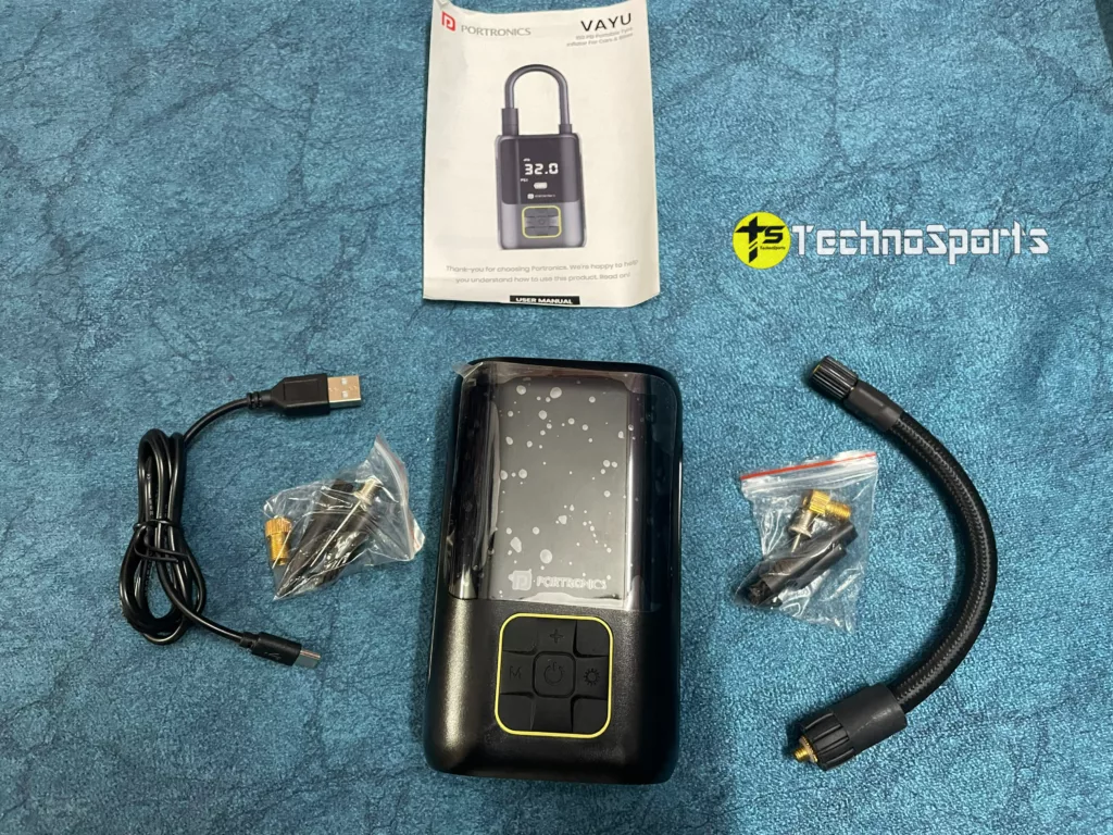 portronics vayu4 Portronics Vayu Review: A must-have Portable Tyre Inflator in your Car accessories kit!