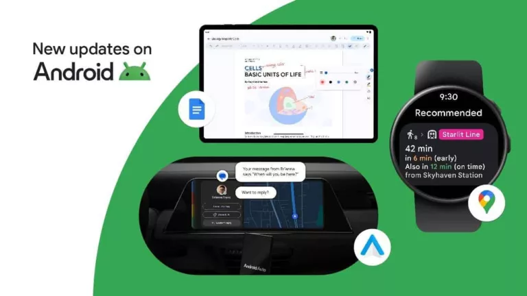 Google Introduces 9 New Android Features for Wear OS, Android Auto, and Beyond