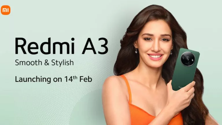 Redmi A3: Officially Confirmed for India Launch on February 14