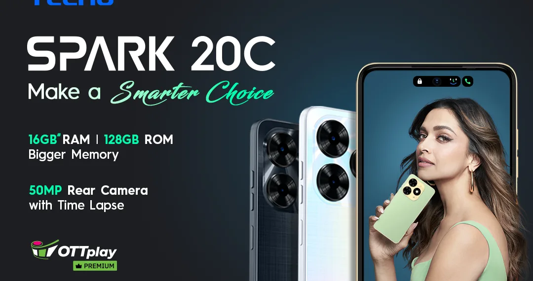 The TECNO Spark 20C: An All-Rounder Smartphone Designed for Boundless Creativity
