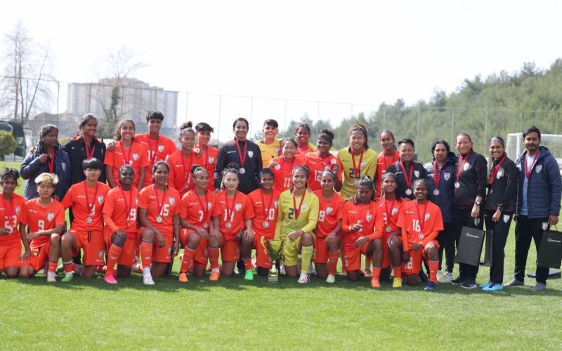 Blue Tigresses Finish Second in Turkish Women's Cup, Image Credits- AIFF