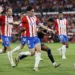 Soccer Football - LaLiga - Girona v Real Madrid - Estadi Montilivi, Girona, Spain - September 30, 2023 Real Madrid's Rodrygo in action with Girona's Miguel Gutierrez REUTERS/Albert Gea