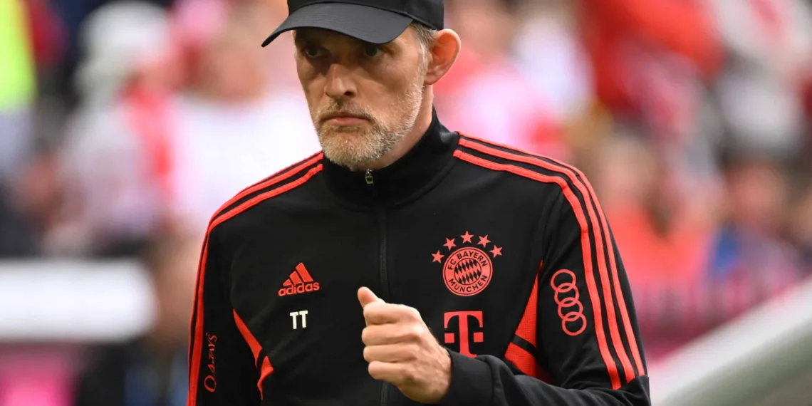FILE PHOTO: Soccer Football - Bundesliga - Bayern Munich v RB Leipzig - Allianz Arena, Munich, Germany - May 20, 2023 Bayern Munich coach Thomas Tuchel before the match REUTERS/Angelika Warmuth/File Photo