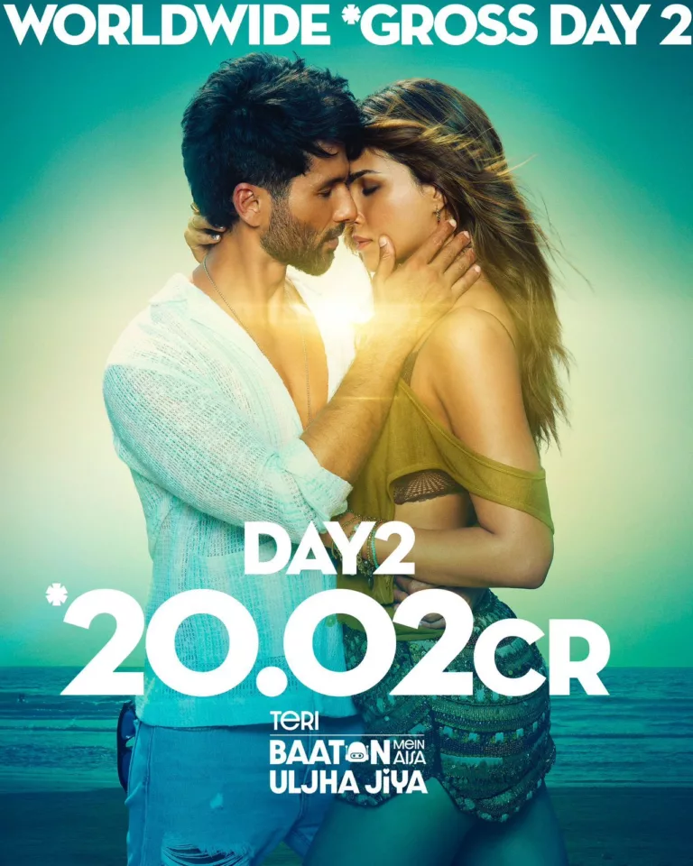 Teri Baaton Mein Aisa Uljha Jiya Box Office Collection Day 2: Collects ₹10.50 crores