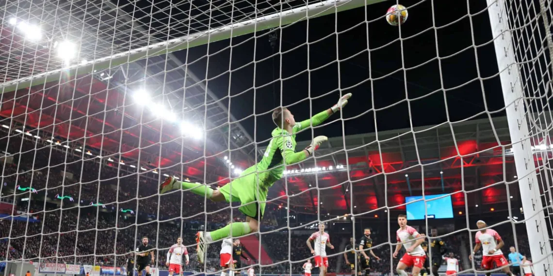 Andriy Lunin Real Madrid RB Leipzig