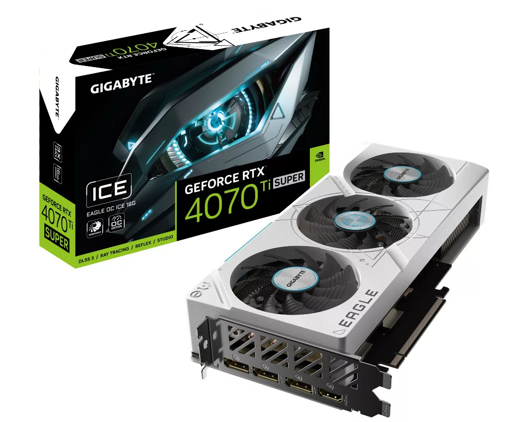 GIGABYTE GeForce RTX 40 EAGLE OC ICE Series GPUs launched