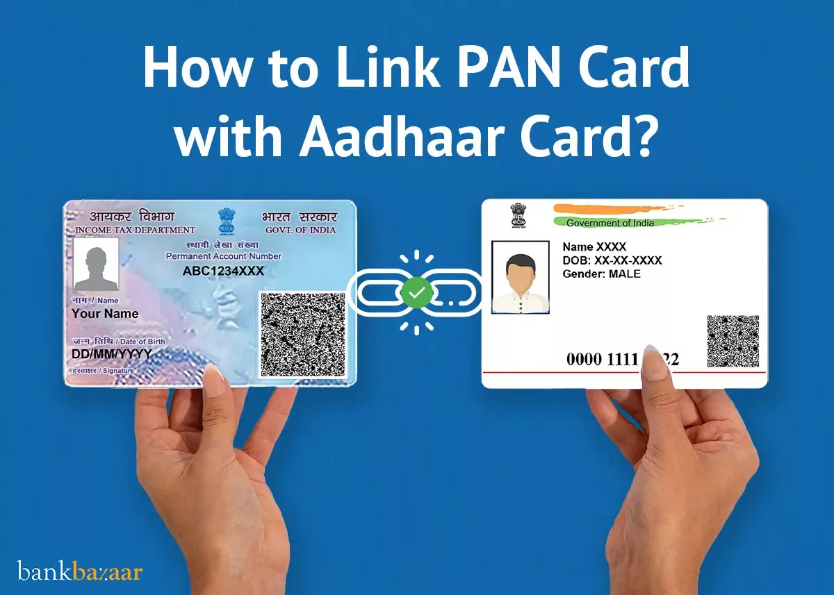 How to Link PAN Card to Aadhar Card jpg PAN AADHAAR link deadline extended: How do I link PAN with AADHAAR in two easy and simple steps?