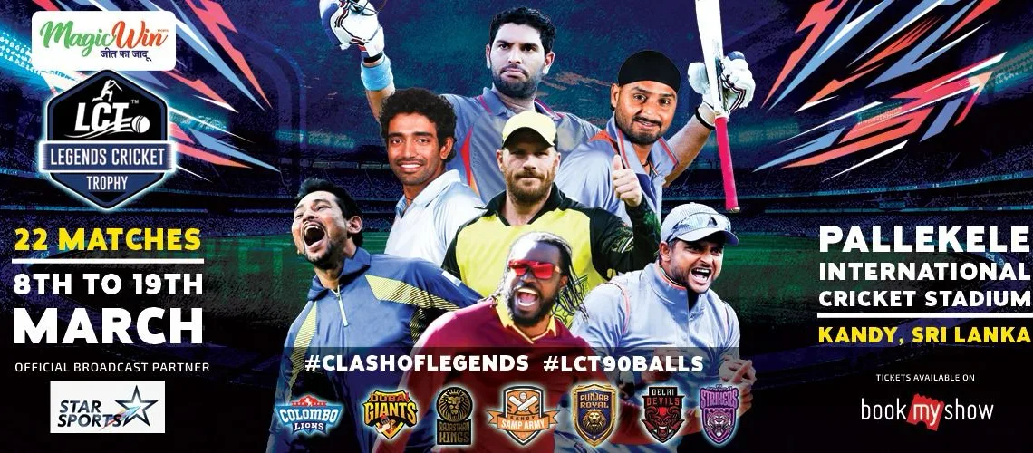 Suresh Raina, Shahid Afridi, and Harbhajan Singh to Shine in the Brand New 90-Ball Format in The Upcoming Legends Cricket Trophy