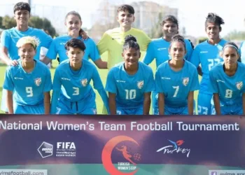 Indian Football Women's Team. (Image Credits- AIFF) India vs Kosovo: How to watch the Turkish Women's Cup 2024 match LIVE in India?