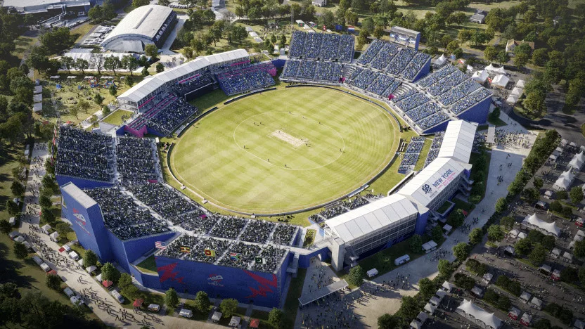 Nassau County International Cricket Stadium in New York Image Credits X Twitter jpg India vs Pakistan T20 WC 2024 Tickets Oversubscribed